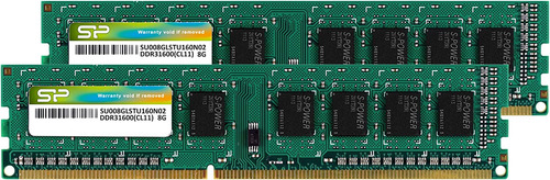 Memoria Ram 16gb 2x8gb Ddr3 1600mhz Pc3-12800 Silicon Power