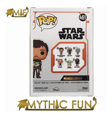 Funko Pop Star Wars - The Mandalorian With Grogu 461 (Usado)