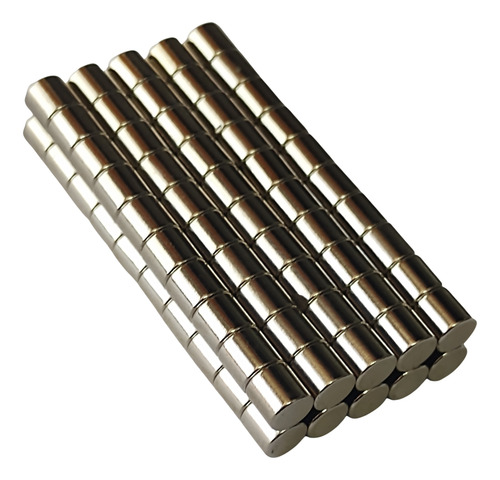 100 Piezas Imanes De Neo/dimio 4mm X 5mm Grado N50