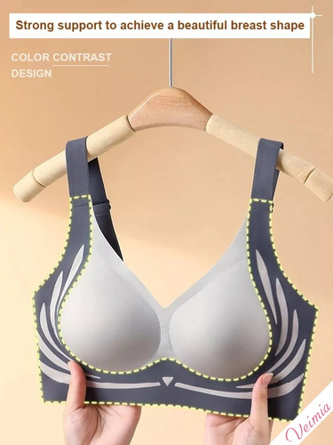 Sujetador Push Up Sin Aros Super