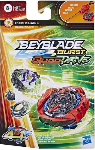 Beyblade Quaddrive - Cyclone Roktavor R7 - Original Hasbro
