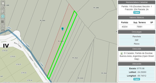 Imagen 3 de 13 de Venta 8 Hectareas En Seccion 1 De Islas Del Parana
