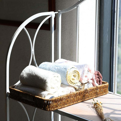 Bandeja Decorativa Tejida, Cesta Para 35cm X 24,5cm X 4,5cm