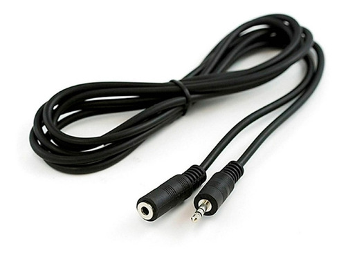Cable Extensión Auxiliar 3.5mm Plug Jack Macho Hembra 1.8mt