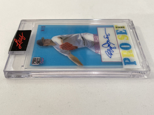 Autografo Roger Clemens The Rocket Auto Card Firmada Leaf 14 (Usado)