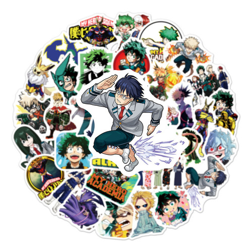 - 50 Pegatinas De Anime De My Hero Academia All Might
