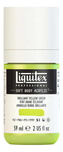 Tinta Acrílica Liquitex Soft Body 59ml S1 Brilliant Green