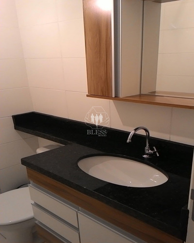 Imagem 13 de 30 de Lindo Apartamento 49,00 M² 2 Dormitórios Sala E Cozinha Americana Pia Com Gabinete E Armários, Lavanderia, 1 Banheiro Com Box De Vidro E Pia C Gabinete, Já Tem Aquecedor Instala - Ap02168 - 335890