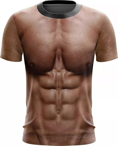 Camisa Camiseta Po Tanquinho Carnaval Músculos Barriga 258