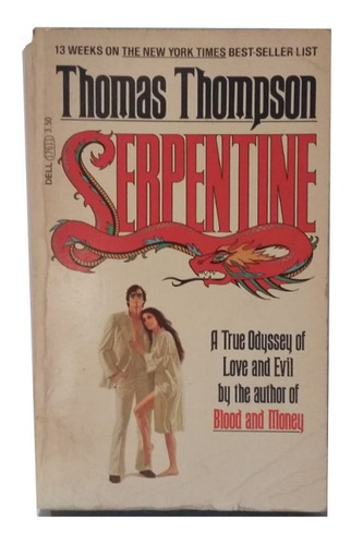 Serpentine, Novela De Thomas Thompson, En Inglés, Unica!