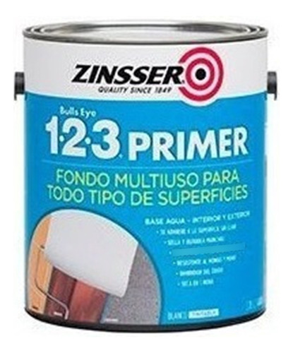 Zinsser Primer 1 2 3 Base Agua Int Ext 18l.