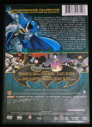 Dvd Lo Mejor De Batman (Usado)