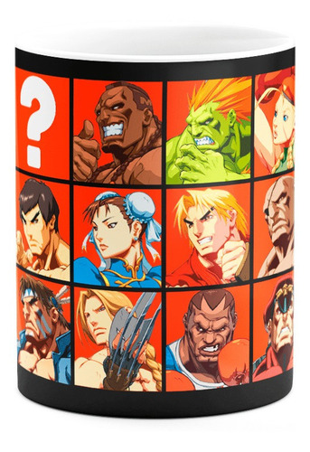 Caneca Gamer - Street Fighter Player Select