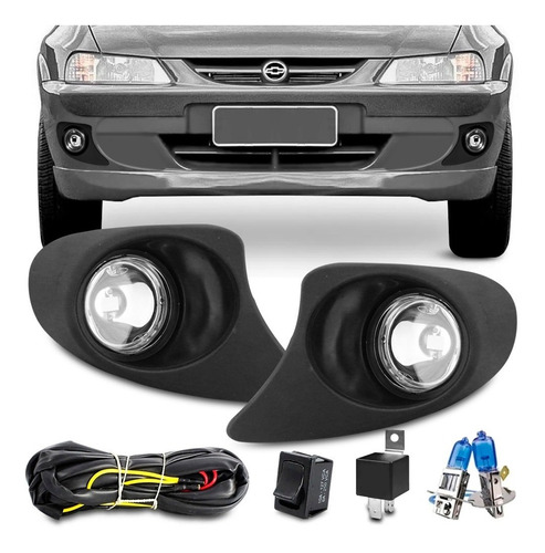 Imagem 1 de 5 de Kit Farol Milha Celta 99 2000 2001 2002 2003 2004 2005 2006