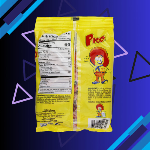 Delicioso Dulce En Polvo Típico Mexicano Chilito Picante Sabor Naranja Ideal Para Frutas Y Snacks Perfecto Para Negocios Fiestas Y Eventos Sabor Auténtico Caja Con 40 Bolsas De 15 Sobrecitos C/u