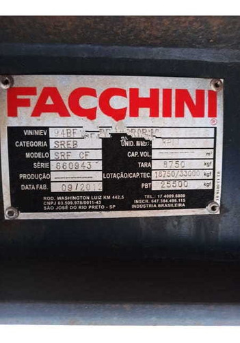 Imagem 4 de 15 de Facchini Bitrem Baú 2012