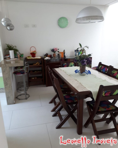 Imagem 8 de 30 de Sobrado Para Venda Com 175 M² Construídos Sendo 3 Suítes, Quintal Com Churrasqueira E 4 Vagas De Garagem! Vila Scarpelli Em Santo André, Sp. - Ca00104 - 70667135