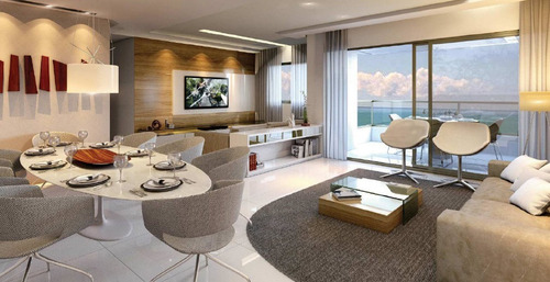 Imagem 12 de 18 de Apartamento De Alto Padrão 4 Quartos. Vista Para O Mar E Área De Lazer Com Piscina, Academia E Muito Mais. Venha Conhecer