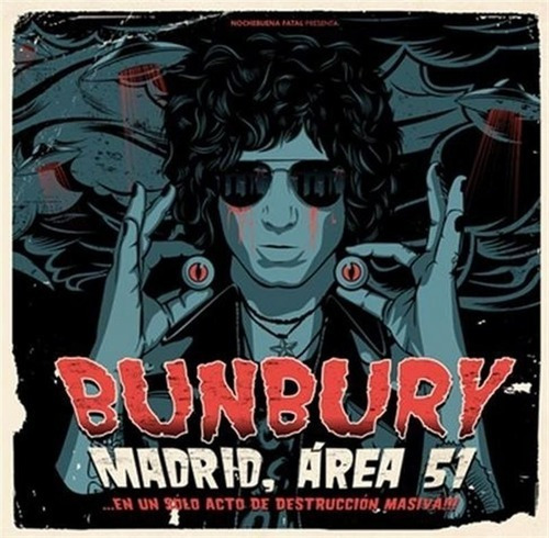 Cd + Dvd Bunbury Madrid Area 51 / Sellado