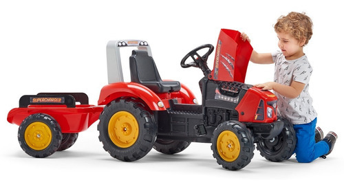 Falk Tractor Red Supercharger Pedal Tractor 2020ab Color Rojo