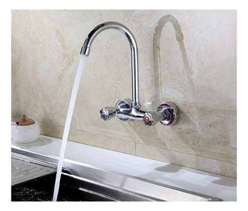 Fe Llave Mezcladora Pared Lavabo Tina Lujo Muro Grifo