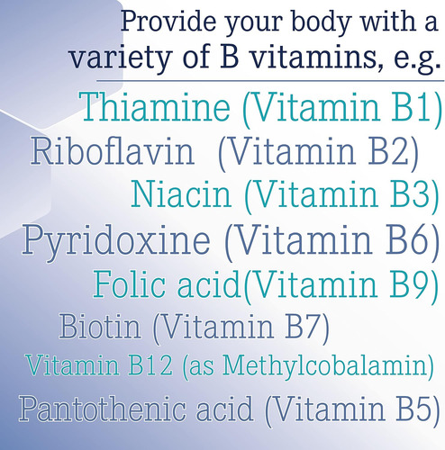 Complejo B Complex Vitamina B12 Vitamina B6 Made In Usa Sin Sabor