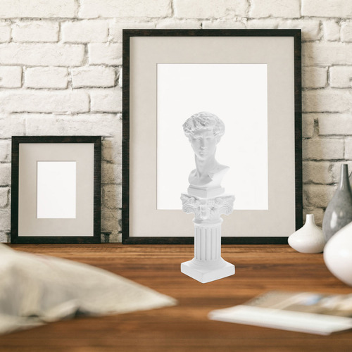 1 Juego Con Columna Romana Y Estatua De David, Figura De Dav