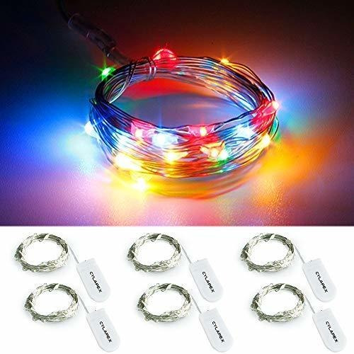 Luces De Cadena Multi Color Pack 6 Piezas 20 Leds 3.3 Pies