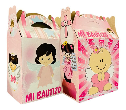 30 Cajas Dulceros Personajes Fiesta Carton Aguinaldos Bolo