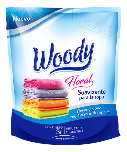 Woody Suavizante X3l Floral Doypack 