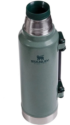 Imagen 3 de 6 de Termo Stanley 1.9lts Clasico Original Verde Pico Cebador
