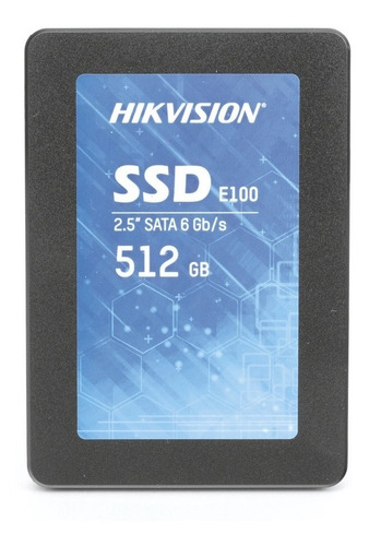 Disco sólido SSD interno Hikvision E100 Series HS-SSD-E100/512G 512GB negro