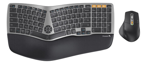 Teclado Ergonomico Inalambrico Mouse Protoarc Ekm01 Ergo Mac