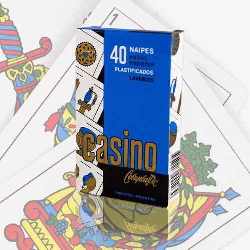 Cartas Naipes Españoles Casino X 40 Plastificados En Caja