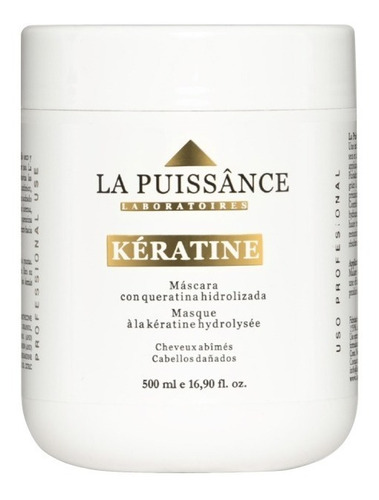 Baño D/ Crema La Puissance C/ Keratina Hidrolizada X 500ml  