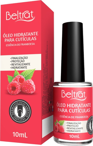 Óleo Hidratante Para Cutículas Framboesa Beltrat 10ml