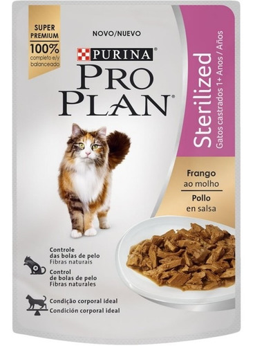 Proplan Gato Sterilized Sobre Pollo 85 Grs