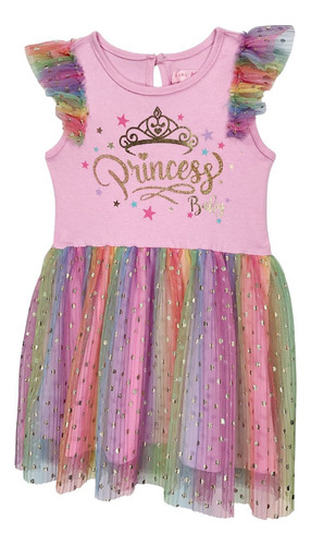 Vestido Para Bebé Colors & Unicornio