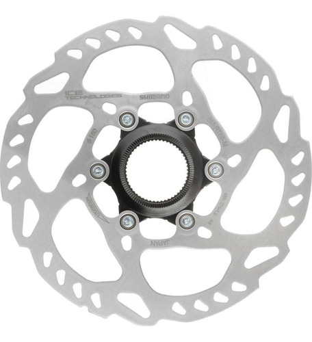 Disco De Freno Shimano Rt68 180mm Center Lock Color Plateado