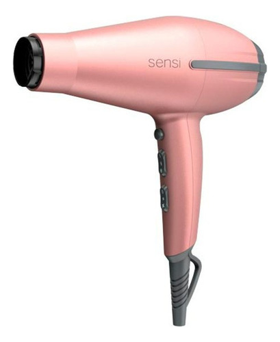 Secador De Pelo 2200w 2vel 3temp Tempo Sensi 5d Rose Gama Rosa Pálido