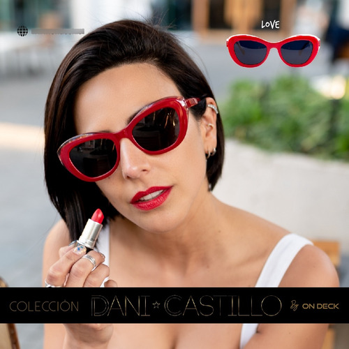 Lentes Anteojos De Sol Ondeck Love By Daniela Castillo