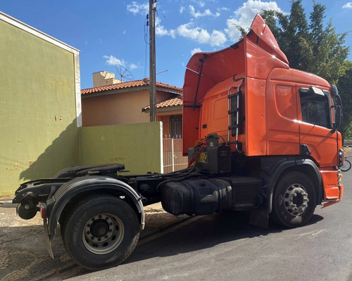 Imagem 5 de 15 de Scania- P340- 4x2 - 2006/06-laranja- Oportunidade Única