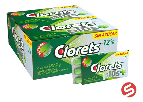 Clorets 12's Blister 12pzs