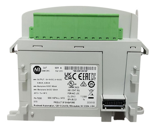 2085-of4 Allen-bradley Micro800 Analog Output Module