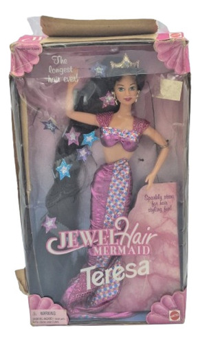 Barbie Jewel Mermaid Teresa 1995 Sereia Antiga 80 90 
