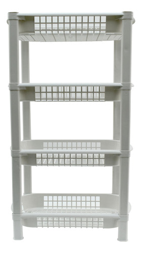 Carro Organizador 4 Niveles Blanco 22x43x60 Cms San Bernardo