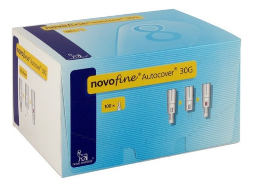 Novofine 8 Mm 100 Agujas 30g