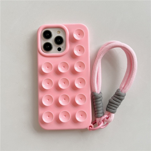 Para Capa De Silicone Com Ventosa Para iPhone /