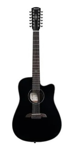 Guitarra Electro Acustica 12 Cuerdas Black/gloss Ad6012cebk 