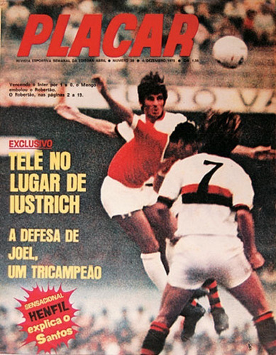 Revista Placar Número 038 De 04/12/1970 Cod. 366